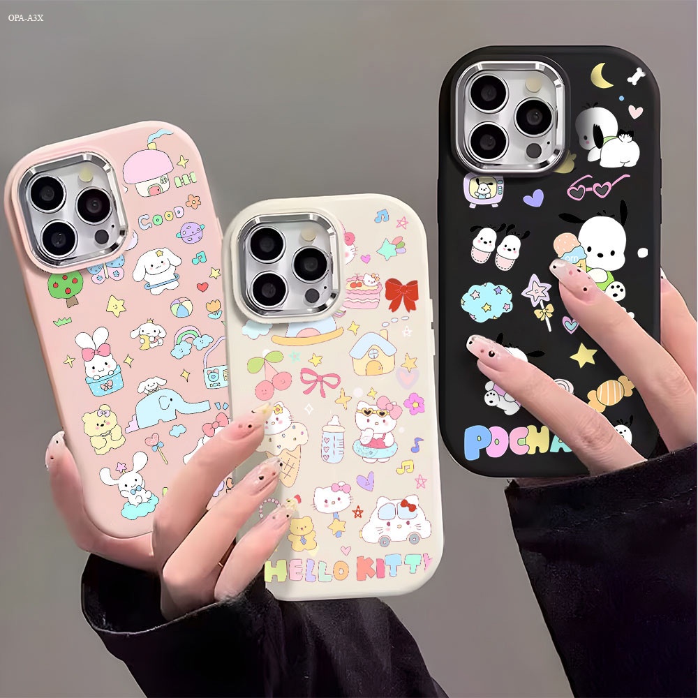 เคส For OPPO A3 A3X A60 A79 Reno 5 7Z 12 12F 13 13F Pro 4G 5G เคสนิ่ม เคสออปโป้ เคสโทรศัพท์ Silicone Case TPU PD