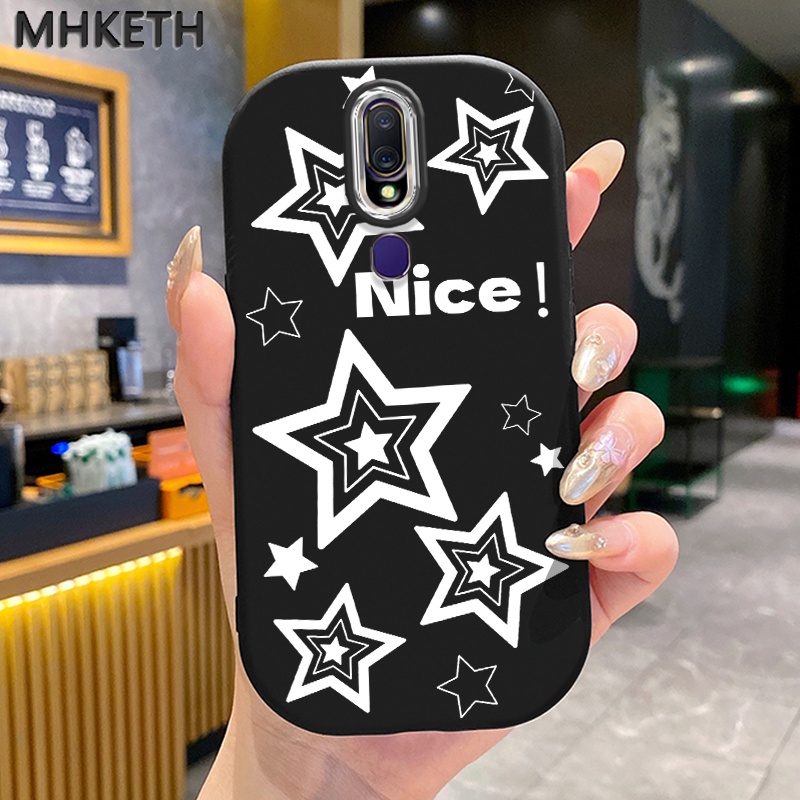 เคสสำหรับ OPPO F11 Pro F9 Pro A7X A9 2019 A9X Realme 2 Pro U1 เคสโทรศัพท์กันกระแทกซิลิโคนลายดาว