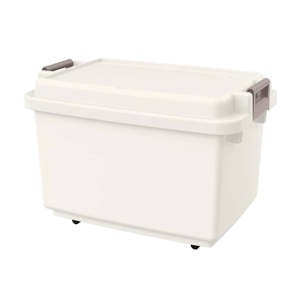 กล่องอเนกประสงค์ พร้อมล้อและฝาล็อก 70 ลิตร Camping KASSA HOME รุ่น JCJ-5518 ขนาด 64.4 x 43 x 45.4 ซม