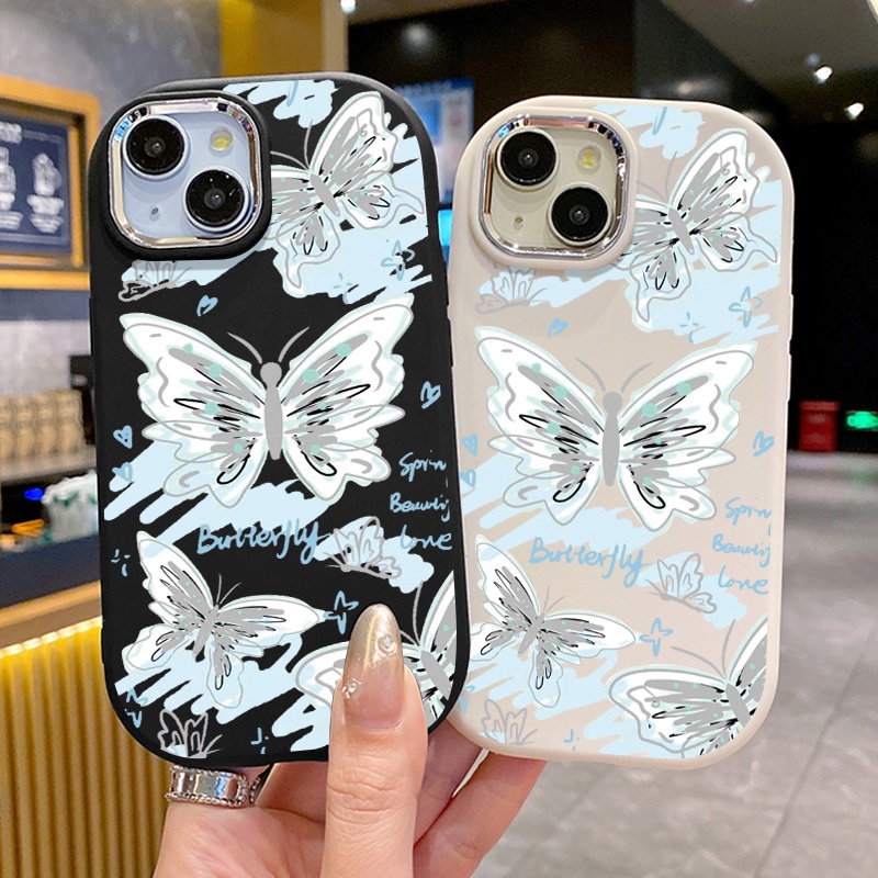 เคสสำหรับ OPPO A18 A38 เคสโทรศัพท์ผีเสื้อกันกระแทก ราคา ถูกที่สุด ดีลบีเคเค แกลเลอรีภาพที่ 5