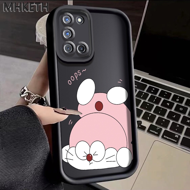 เคสสำหรับ OPPO A52 A72 A92 A74 A95 F19 F19s เคสแมวการ์ตูนน่ารักเคสโทรศัพท์มีลาย