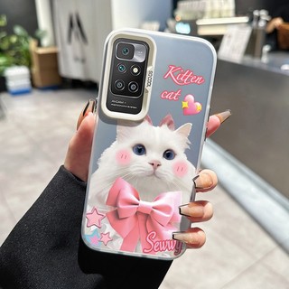 เคสสำหรับ Xiaomi Redmi 10 Prime 10C 12C 11A POCO C55 เคสโทรศัพท์แมวน่ารัก