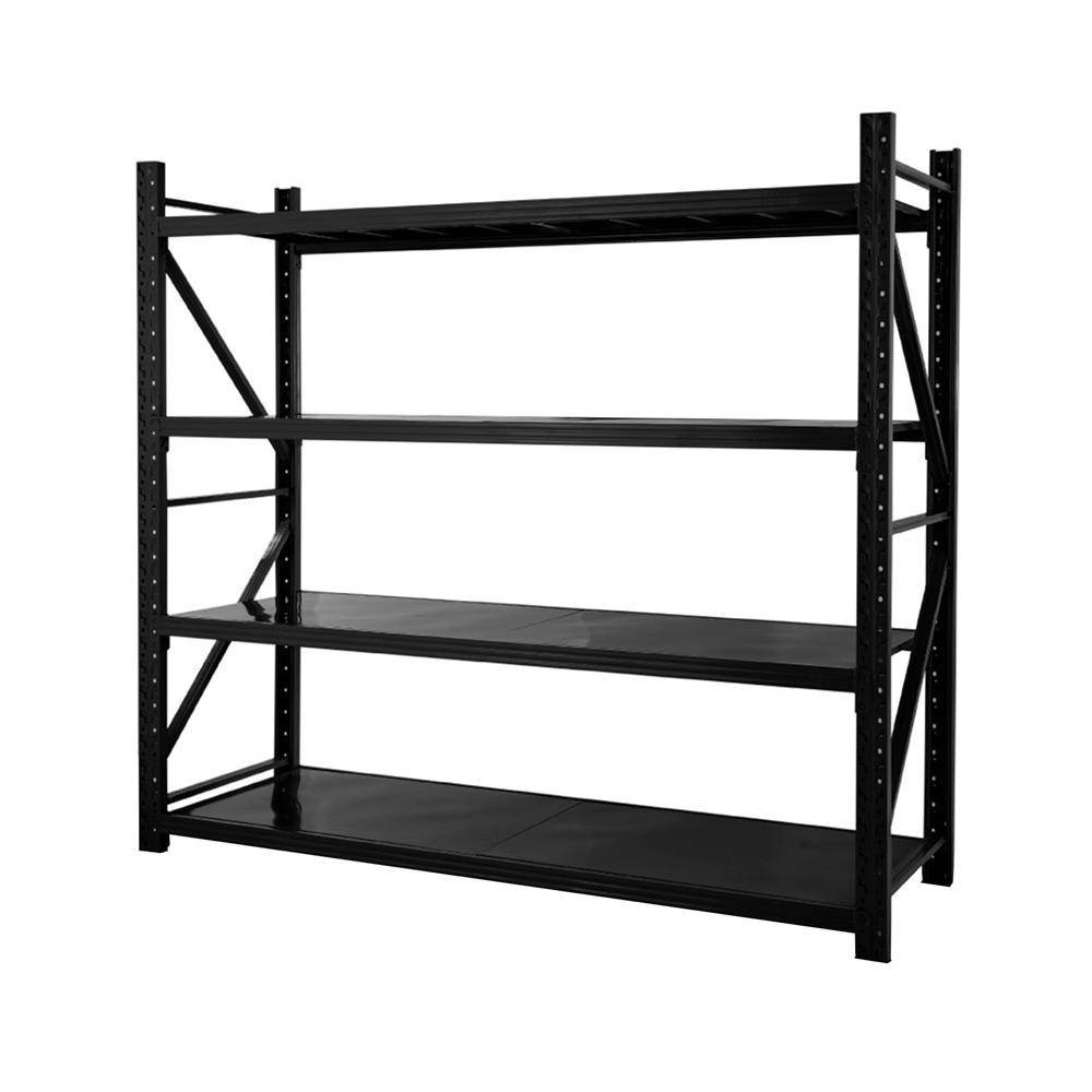 C METAL ชั้นเหล็ก 4 ชั้น 200X200X60 ซม. สีดำ จัดส่งโดย HomePro