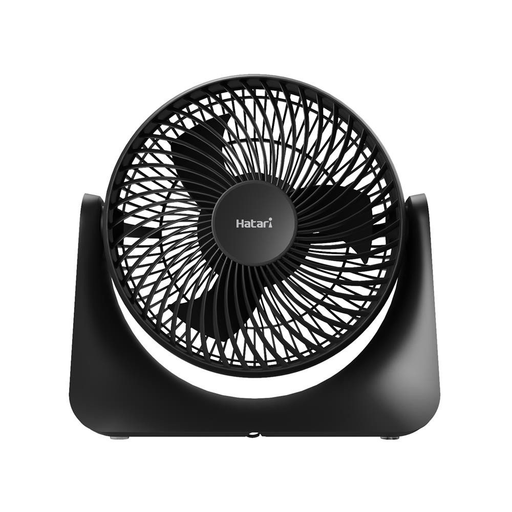 HATARI พัดลมพกพา 8 นิ้ว  CYCLONE MAX สีดำ