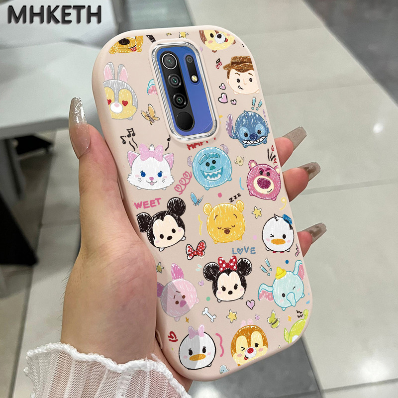 MHKETH เคสสำหรับ Xiaomi Redmi 9 Prime 9 Power 9A 9I 9T 10A 10 Prime เคสโทรศัพท์ลายการ์ตูนดิสนีย์