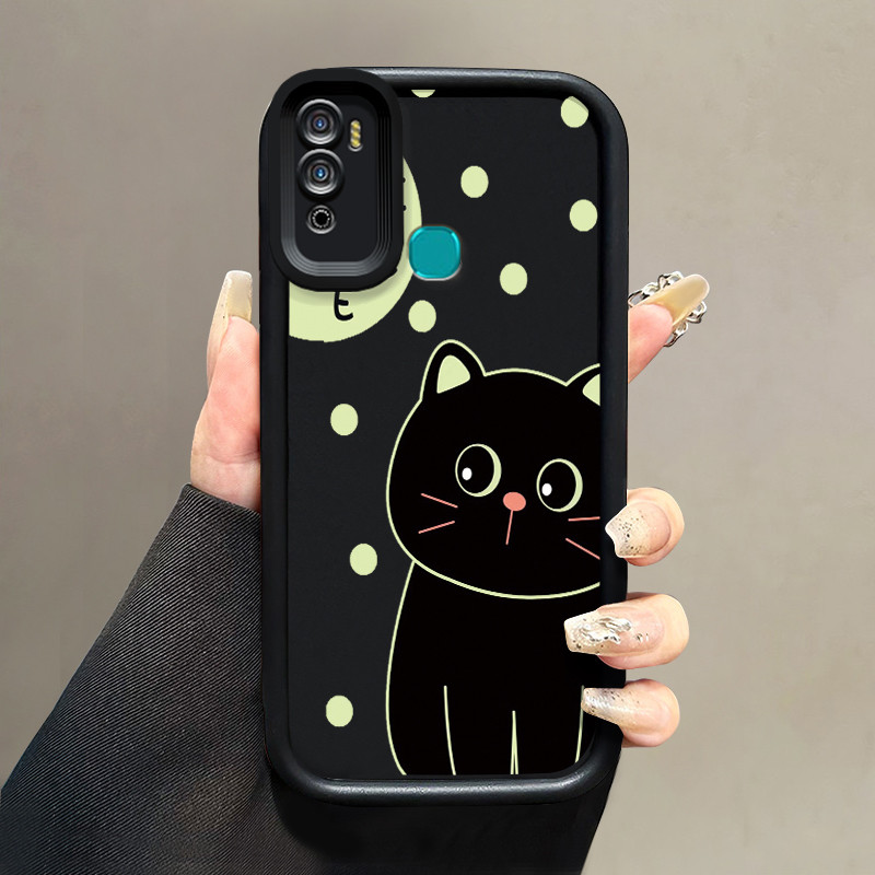 เคสสำหรับ Infinix Hot 11 Play Hot 10 Play Hot 9 Play เคสโทรศัพท์แมวน่ารัก