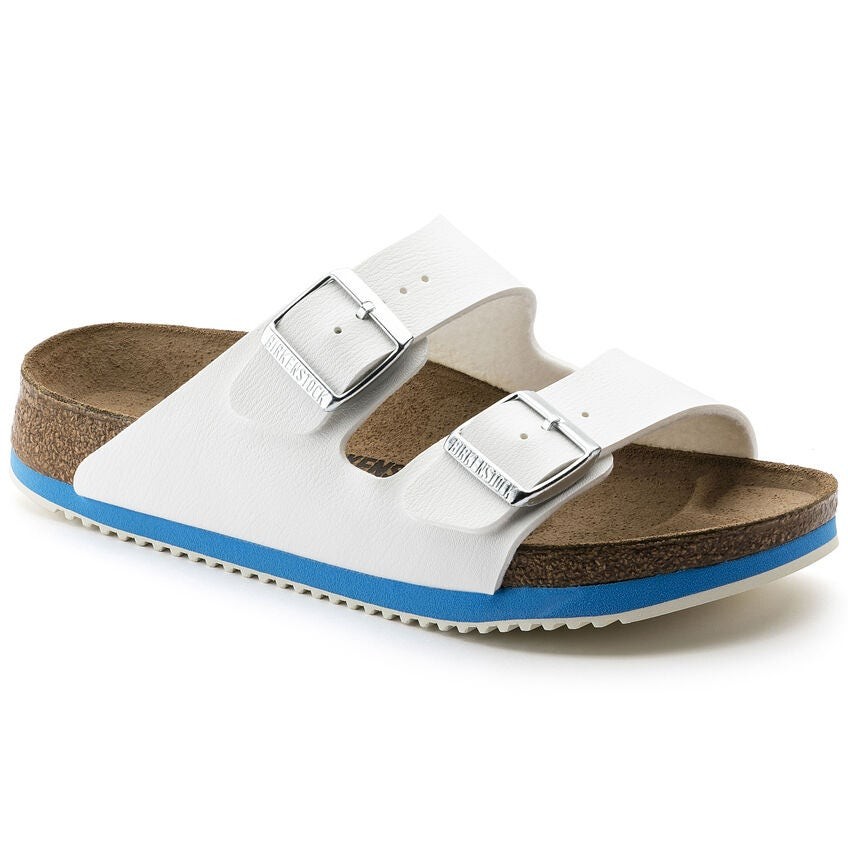 Birkenstock รองเท้าแตะ Unisex รุ่น Arizona สี White - 230124 (regular)