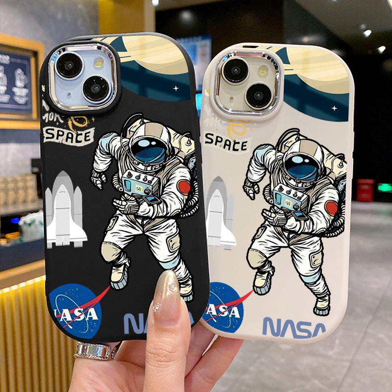 MHKETH เคสสำหรับ Realme 11 5G 11X 5G C67 5G Narzo 60X 5G นักบินอวกาศเคสโทรศัพท์ - รูปที่ 3