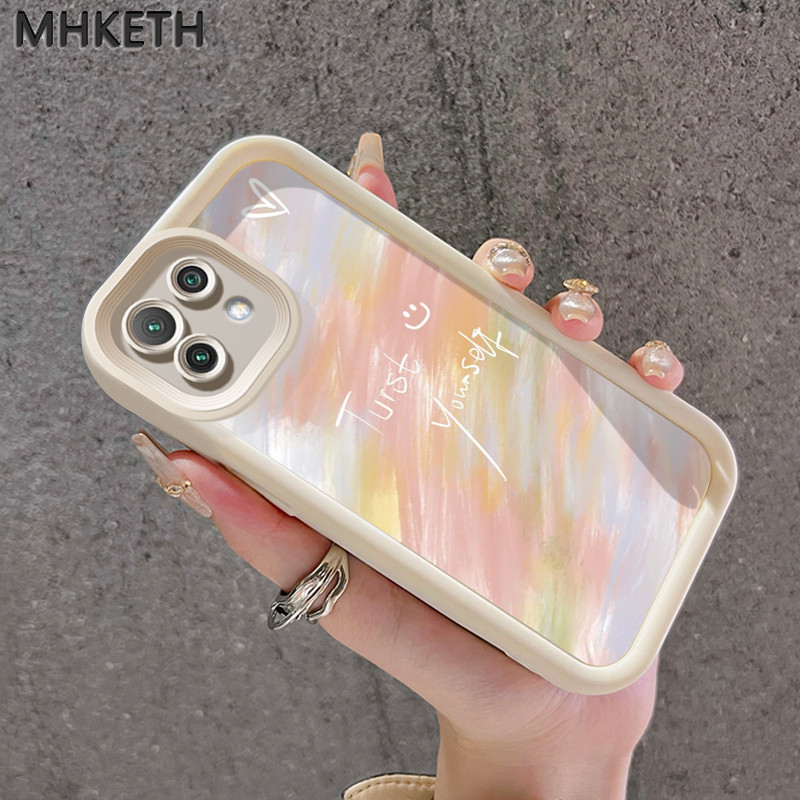MHKETH เคสสำหรับ Xiaomi 11 Lite 4G 11 Lite 5G Ne 12 Lite เคสโทรศัพท์กันกระแทกซิลิโคนแฟชั่น
