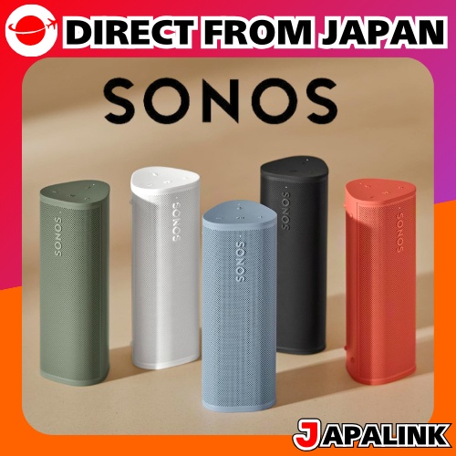 ลำโพงอัจฉริยะ Sonos Roam2 [รางวัล VGP2025 Gold Award สาขาลำโพงบลูทูธ] Bluetooth 5.2 Wi-Fi Apple AirP