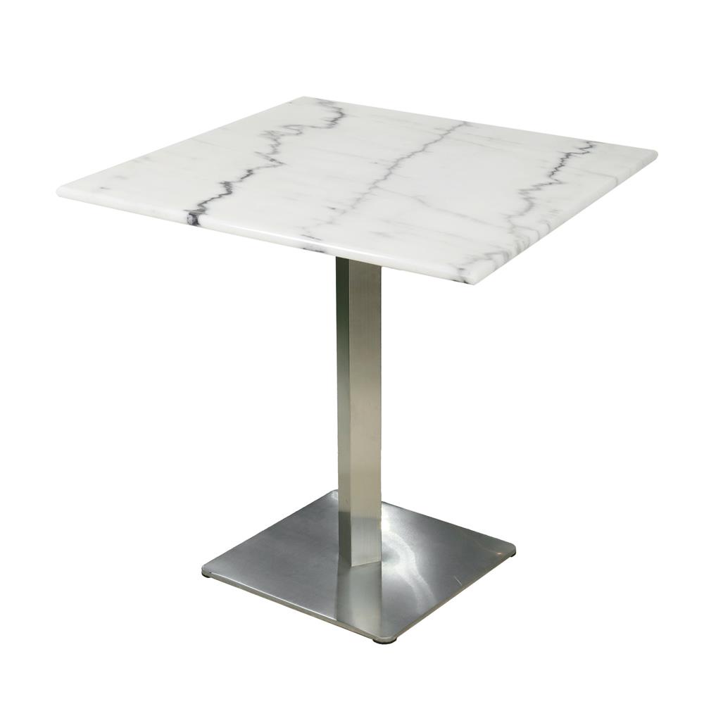 SPRING โต๊ะสนามหินอ่อนเหลี่ยม MARBLE MSL สีขาว จัดส่งโดย HomePro