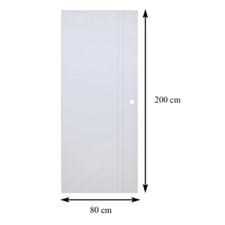 AZLE ประตูภายนอก UPVC PZV3 80X200 ซม. สีขาว เจาะลูกบิด จัดส่งโดย HomePro