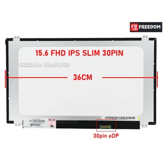 หน้าจอโน๊ตบุ๊ค 15.6 จอ LED 15.6 SLIM 30 PIN FULL HD (IPS) (1920X1080) มีหูยึด B156HAN06.1 NV156FHM-N46 B156HAN04.0 NV1