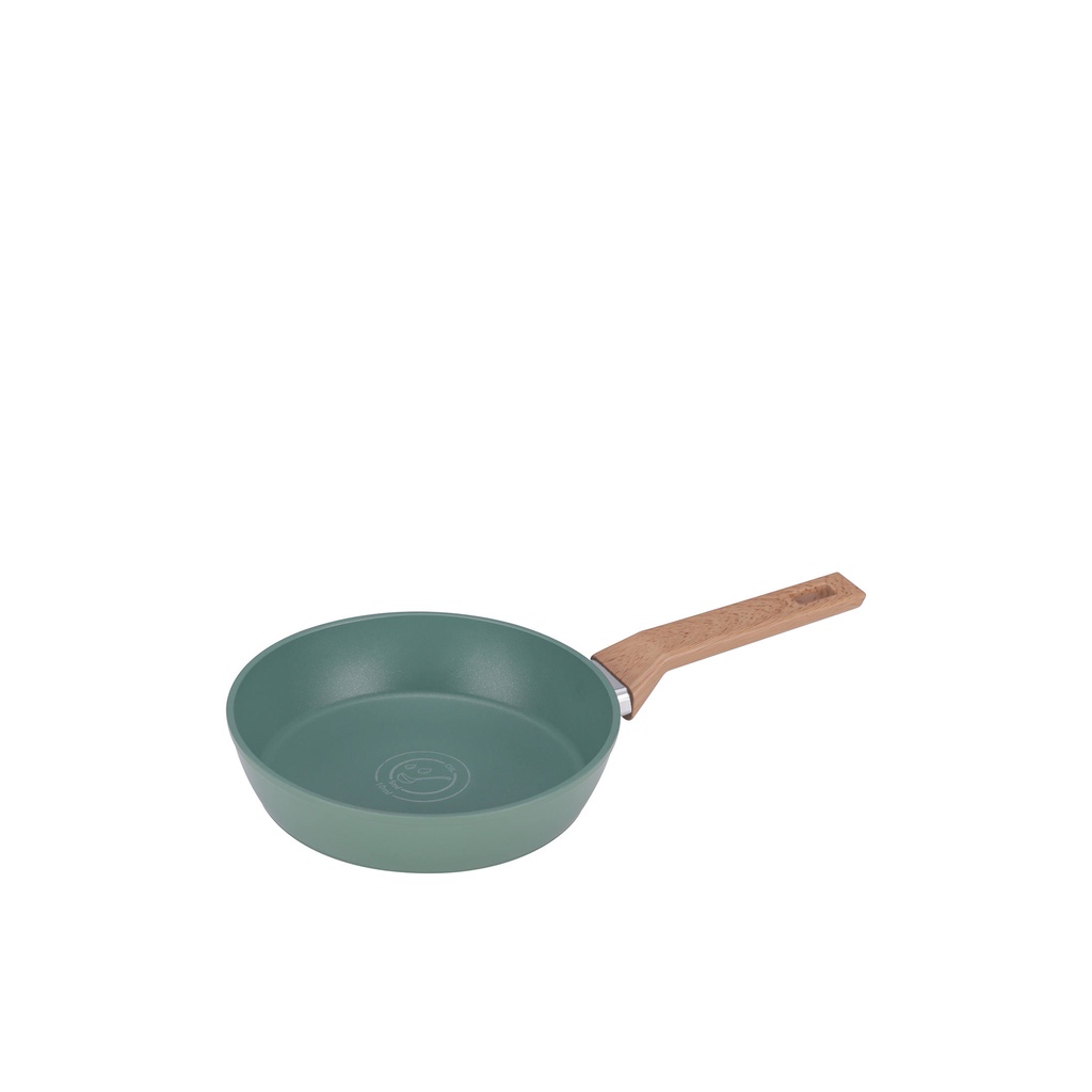 CUIZIMATE - กระทะทรงตื้น Go Green 26 ซม. สีมะกอกเข้ม