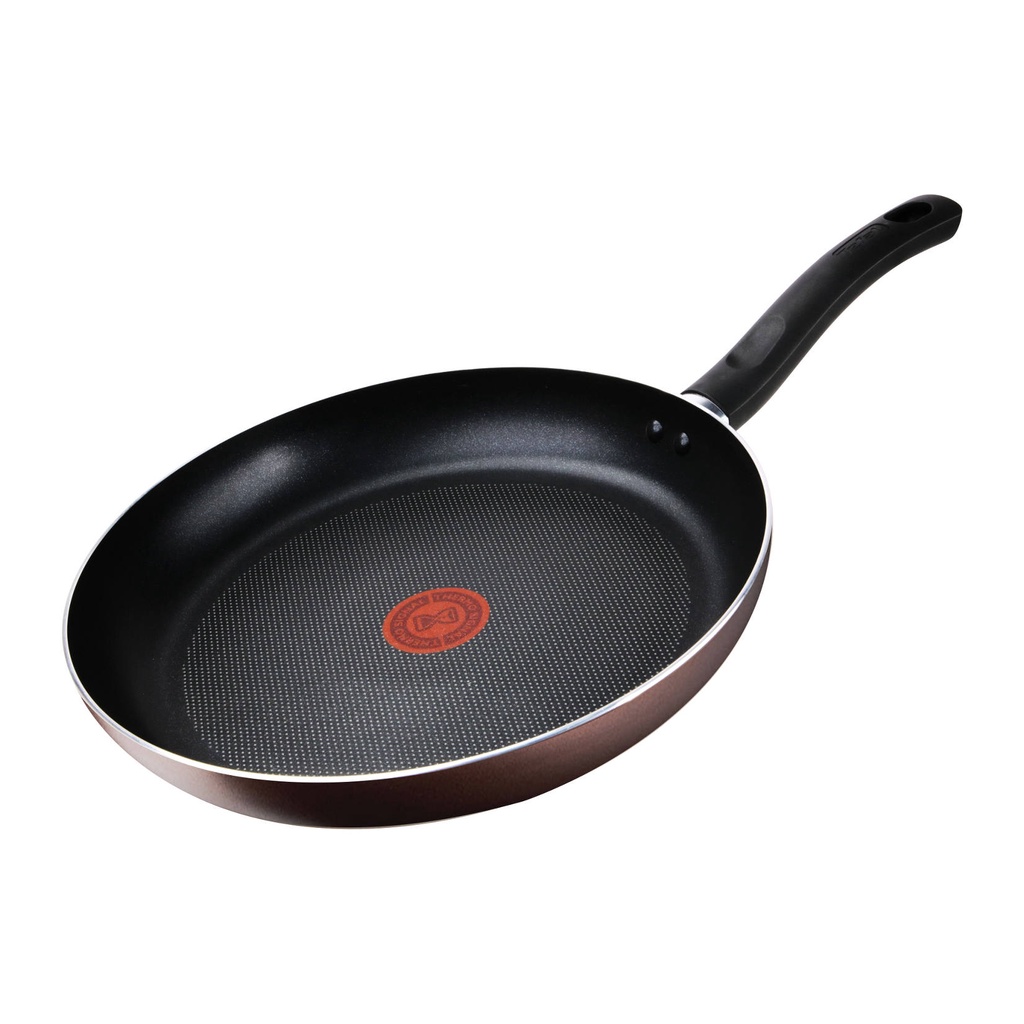 TEFAL - กระทะด้ามนอนสติ๊กทรงตื้น 24 ซม. Day By Day รุ่น G1430495 สีน้ำตาล