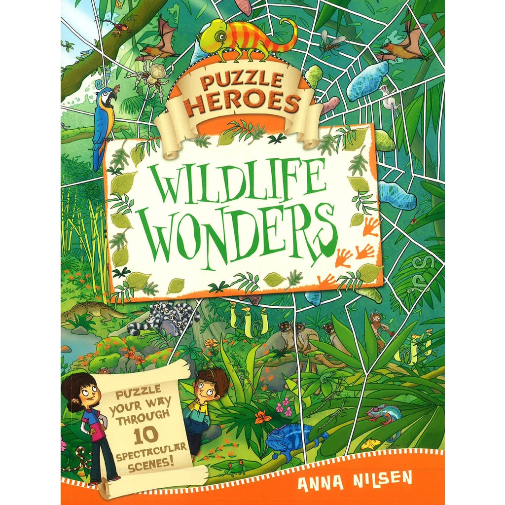 BBW หนังสือเด็ก Puzzle Heroes: Wildlife Wonders ISBN: 9781445167046