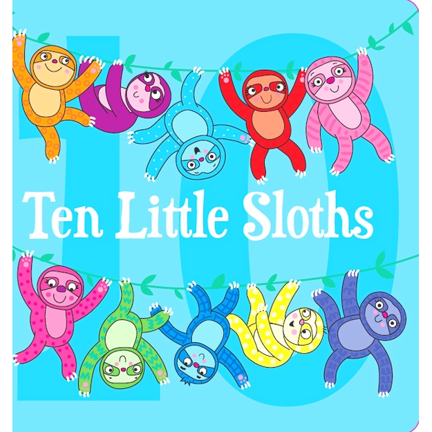 BBW หนังสือเด็ก Ten Little Sloths ISBN: 9781648330377