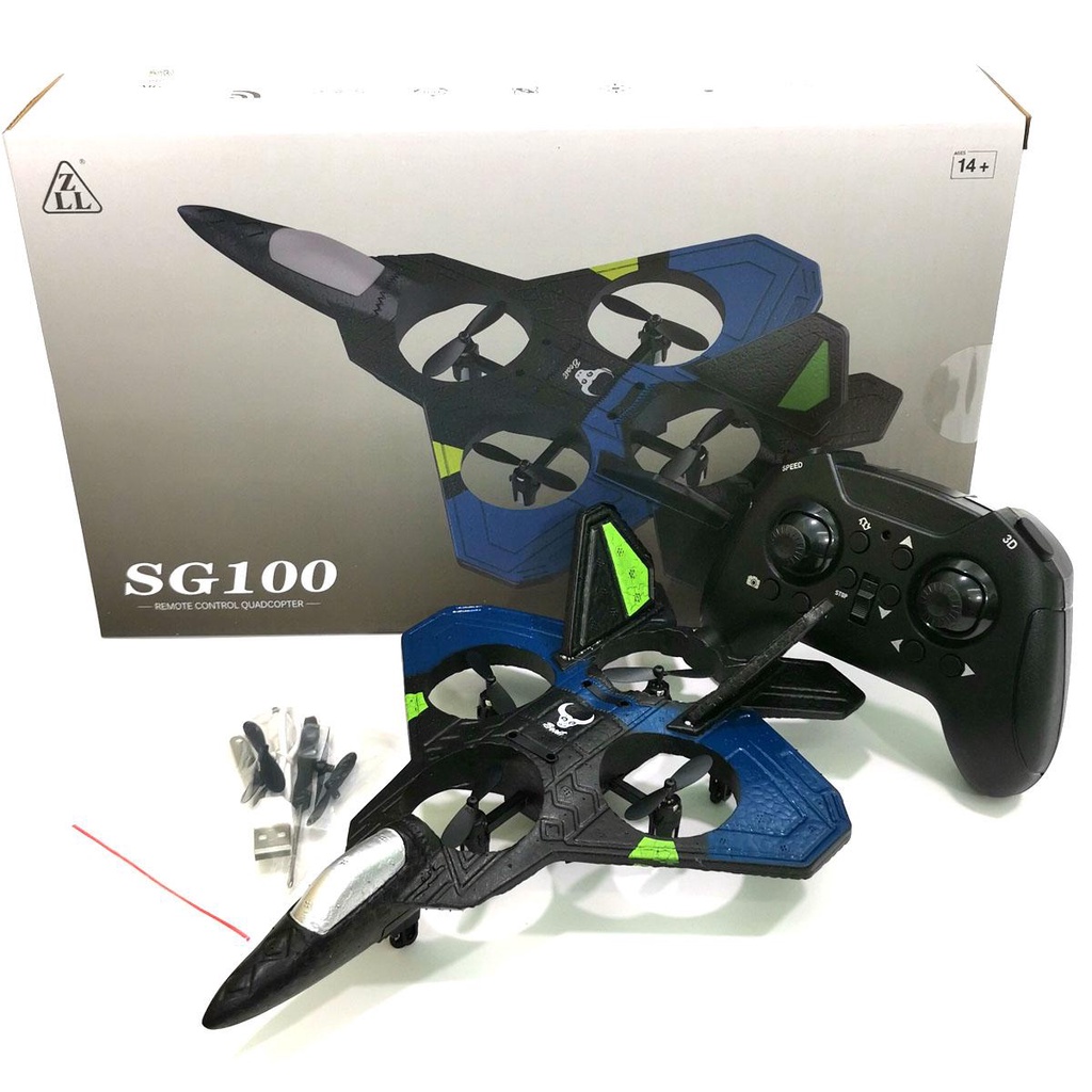 ANDATOY เครื่องบินโดรนบังคับวิทยุ เครื่องบินโฟมของเล่น บังคับวิทยุ SG100