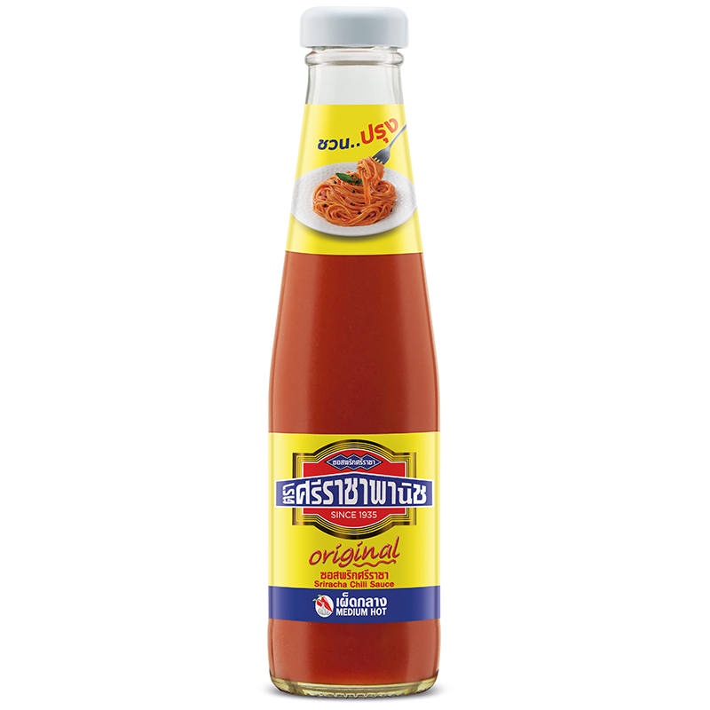 ☘️ ศรีราชาพานิชซอสพริกเผ็ดกลาง 250กรัม 🌺 Sriracha Panich Medium Hot Spicy Chilli Sauce 250g. 🌻 88519