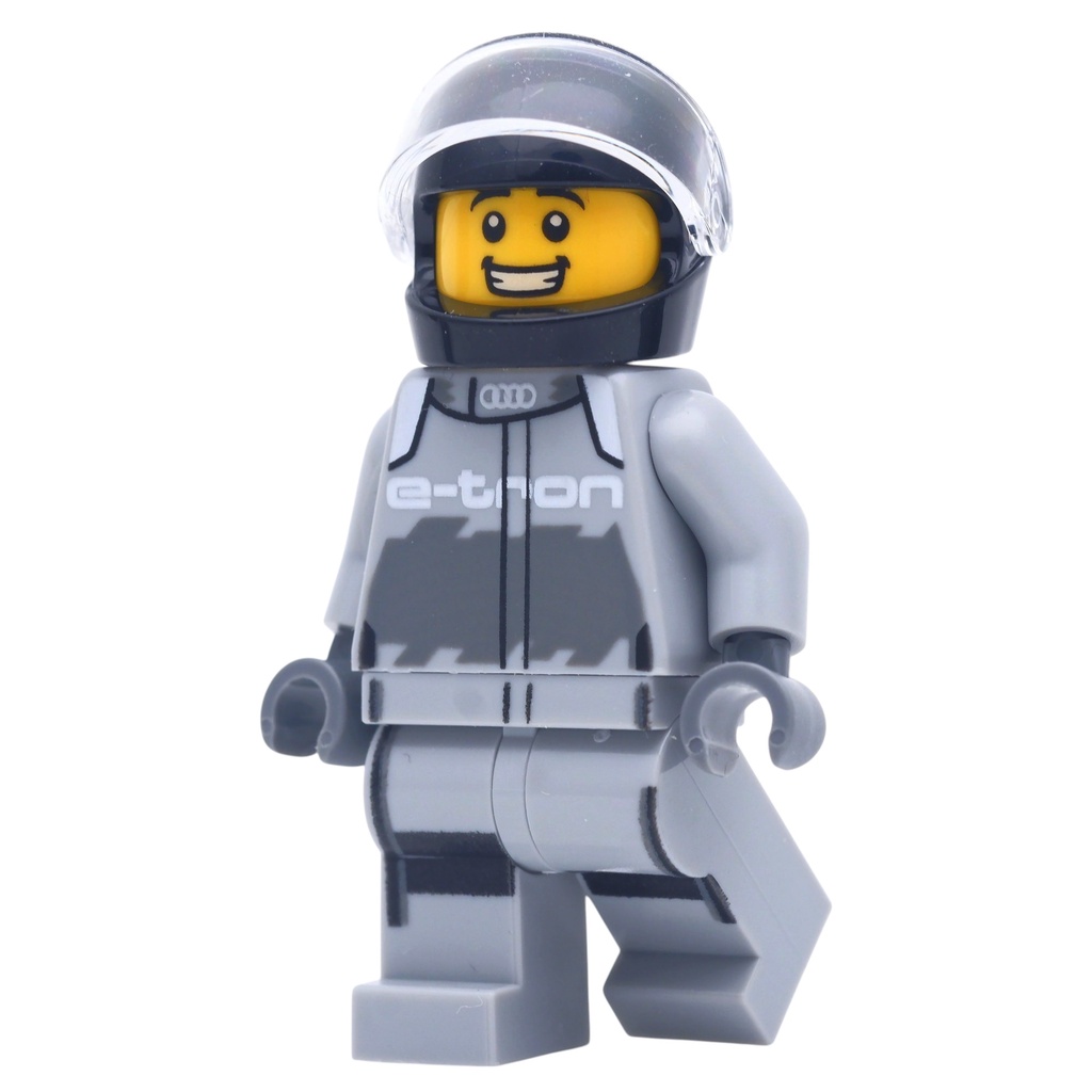 ( Ploybrick Minifigure ของแท้ ) Audi S1 E-Tron Quattro Driver Speed Champions