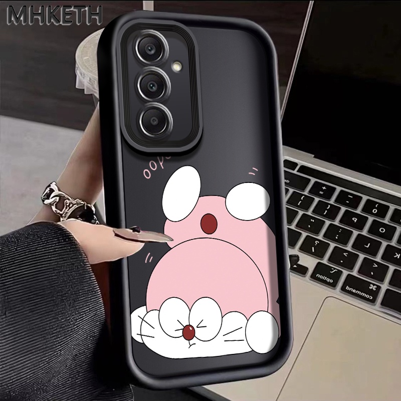 เคสสำหรับ Samsung A25 A15 5G A14 A13 A04s A13 Lite A04s A12 5G F12 M12 A11 M11 A10s M01s เคสมือถือลายแมวน่ารัก