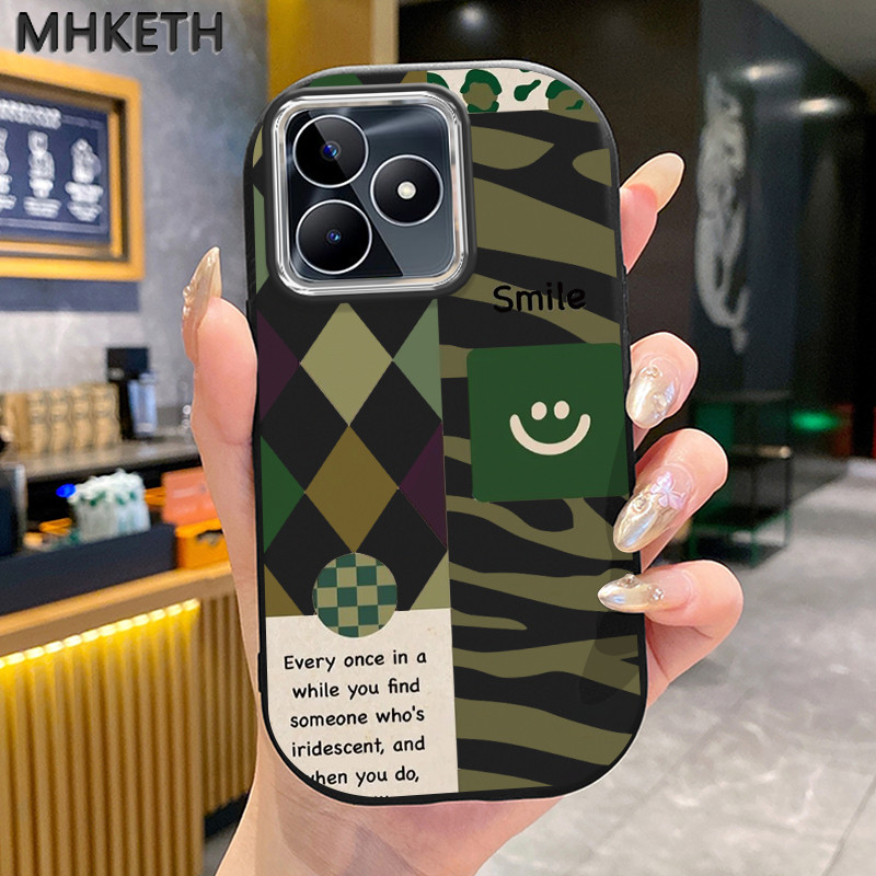 MHKETH เคสสำหรับ Realme C53 C51 C51s C55 C35 C67 Narzo N53 N55 50A Prime Note 50 12 Lite เคสโทรศัพท์แฟชั่น