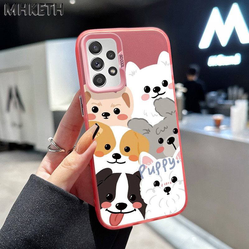 MHKETH เคสสำหรับ Samsung A52 4G A52 5G  A52s 5G A51 M40S A50 A50S A53 5G A54 5G เคสโทรศัพท์กันกระแทกรูปสัตว์เลี้ยงน่ารัก - รูปที่ 2
