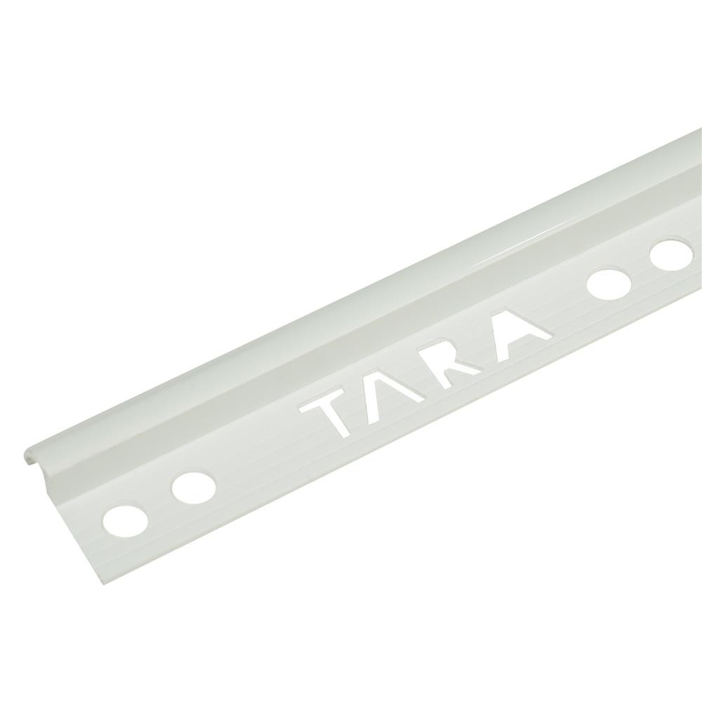 TARA คิ้ว PVC 10 มม. โค้ง สีขาว 2 ม. จัดส่งโดย HomePro