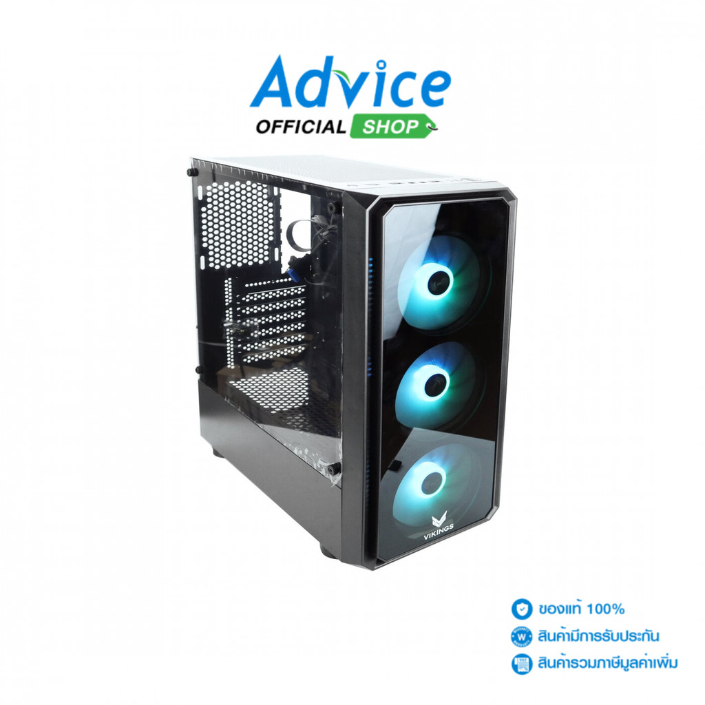 VIKINGS mATX CASE (NP) 1902 (Black) - A0168435