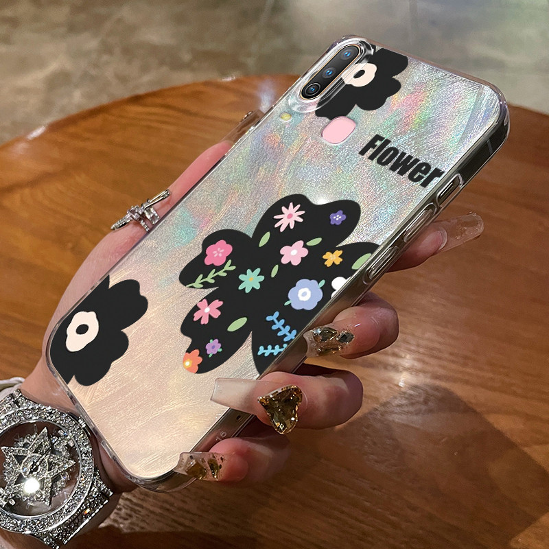 เคสสำหรับ VIVO Y12 Y12i Y15 Y17 Y3 Y3s Y17s Y36i G2 Y28 5G เคสโทรศัพท์ดอกไม้