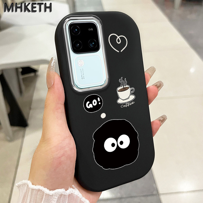 MHKETH เคสสำหรับ VIVO V30 Pro 5G V29 Pro V29e V27 PRo 5G V23 V23i V20 Pro S1 S7 เคสโทรศัพท์ซิลิโคนกันกระแทกอย่างง่าย