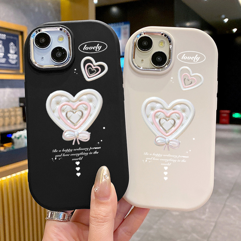 เคสสำหรับ OPPO A18 A38 เคสโทรศัพท์รักหัวใจผีเสื้อกันกระแทก ราคา ถูกที่สุด ดีลบีเคเค แกลเลอรีภาพที่ 5