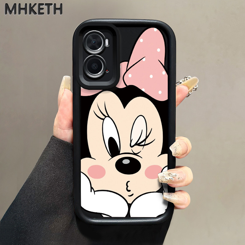 MHKETH เคสสำหรับ OPPO A36 A76 A96 A5 2020 A9 2020 เคสโทรศัพท์มีลายการ์ตูนมินนี่คลาสสิก