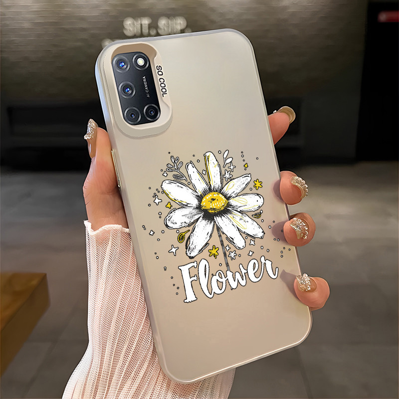 เคสสำหรับ OPPO A52 A72 A92 A54 A55 เคสโทรศัพท์ดอกไม้เปลือกแข็งกันกระแทก ราคา ถูกที่สุด ดีลบีเคเค แกลเลอรีภาพที่ 2