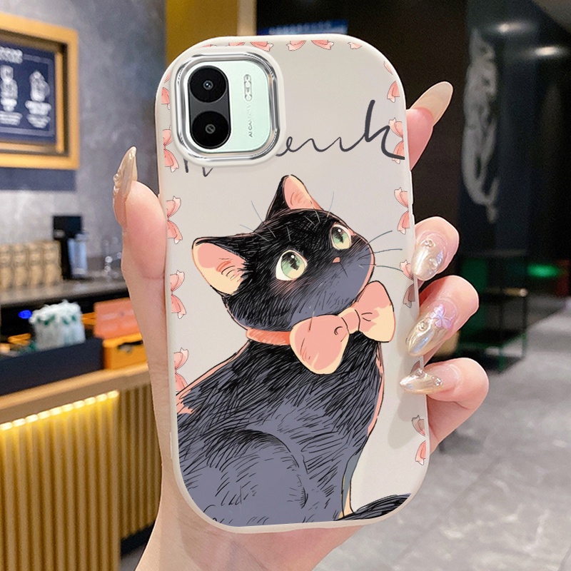 เคสสำหรับ Xiaomi Redmi A1 A2 A3 A3X POCO C61 เคสโทรศัพท์รูปแมว