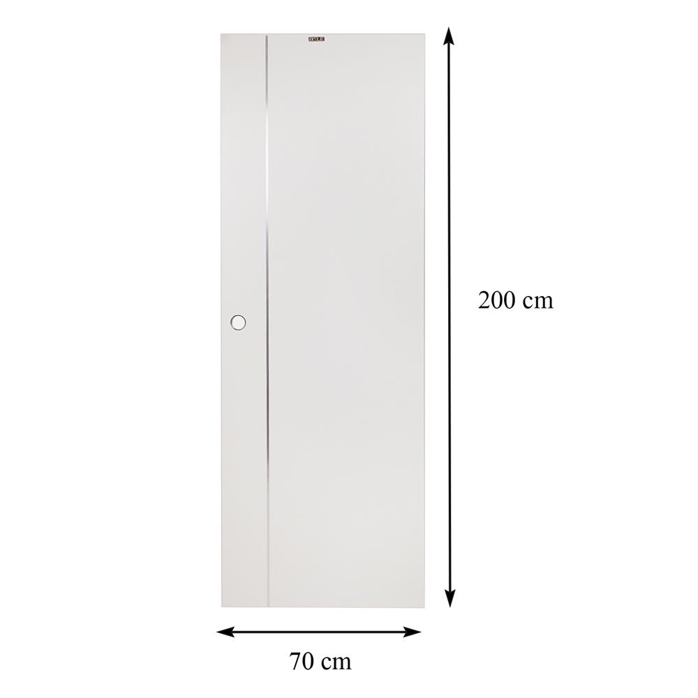 AZLE ประตูห้องน้ำ UPVC BN-01 70X200 ซม. สีขาว เจาะลูกบิด จัดส่งโดย HomePro - รูปที่ 5