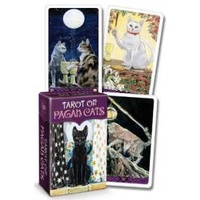 ภาษาอังกฤษ สินค้านำเข้า แท้ 100% Tarot of Pagan Cats Mini Deck