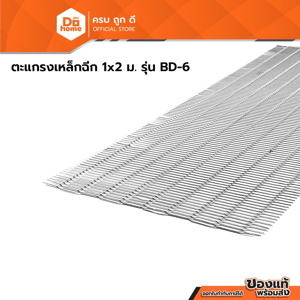 NASH ตะแกรงเหล็กฉีก 1x2 ม. รุ่น BD-6 |PL|