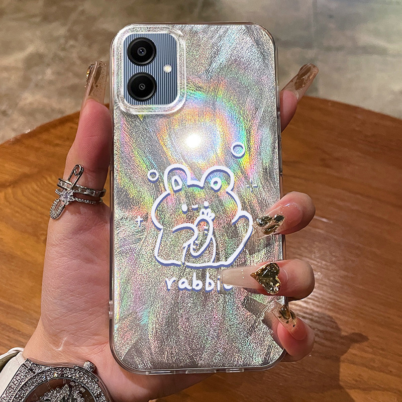 เคสสำหรับ Samsung A05 A05s M05 F05 เคสโทรศัพท์กระต่ายน่ารัก