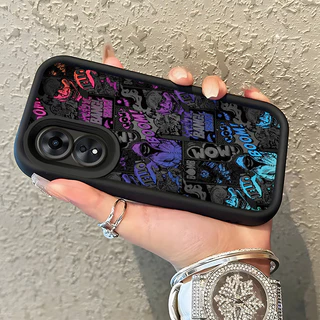 เคสสำหรับ OPPO A18 A38 A2x A31 2020 A8 เคสโทรศัพท์กราฟิตี้สุดเท่