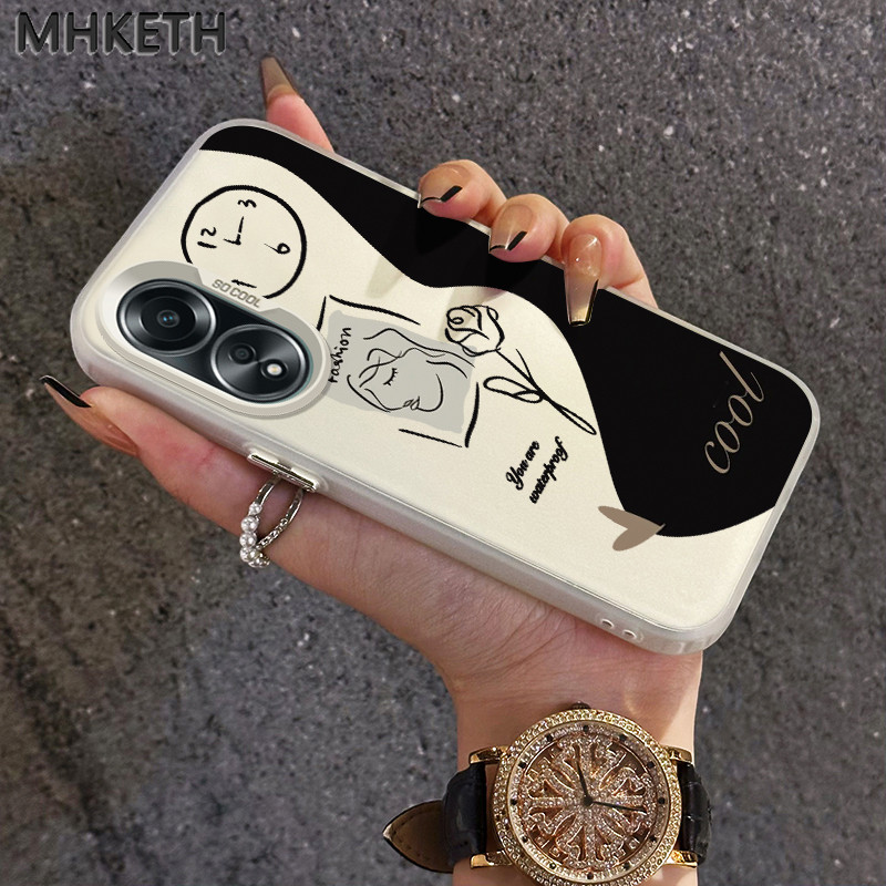 MHKETH เคสสำหรับ OPPO A58 4G A58 5G A58x 5G A78 5G A1x 5G A2x 5G A1 5G A78 4G A98 5G F23 5G เคสป้องกันโทรศัพท์มือถือ