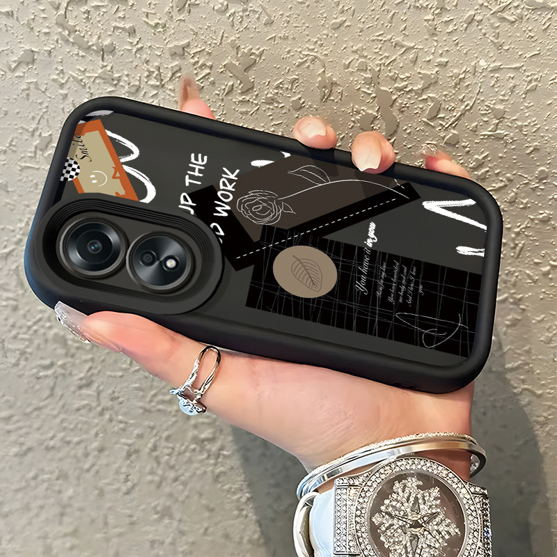 เคสสำหรับ OPPO A58 A78 A58 5G A78 5G A58x 5G A1x A2x A98 5G F23 5G A1 5G เคสโทรศัพท์ดอกไม้