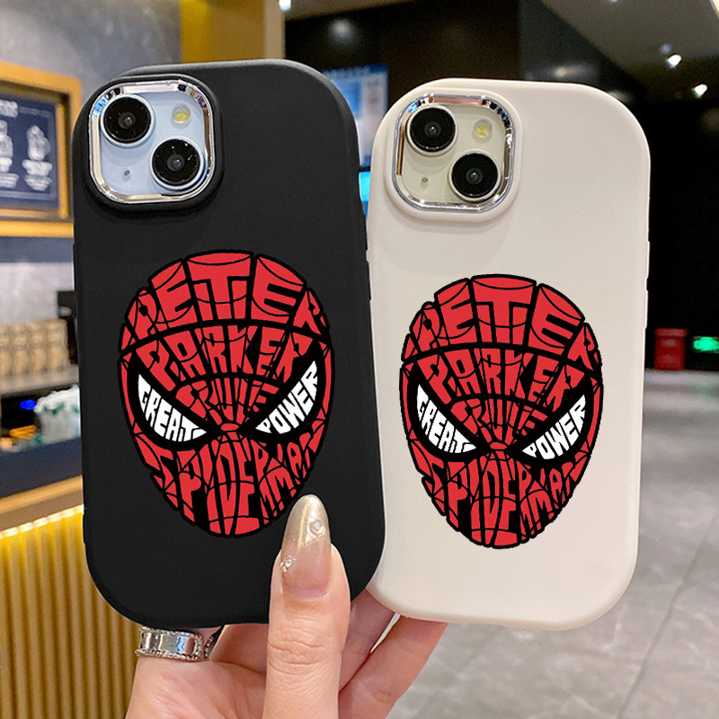 MHKETH เคสสำหรับ iPhone 6 Plus 6s Plus 7 Plus 8 Plus X Xs Max Xr 11 Pro Max เคสโทรศัพท์สไปเดอร์แมนที่สร้างสรรค์ - รูปที่ 3