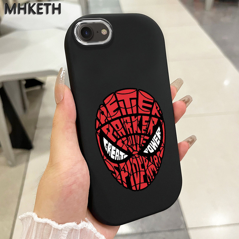 MHKETH เคสสำหรับ iPhone 6 Plus 6s Plus 7 Plus 8 Plus X Xs Max Xr 11 Pro Max เคสโทรศัพท์สไปเดอร์แมนที่สร้างสรรค์