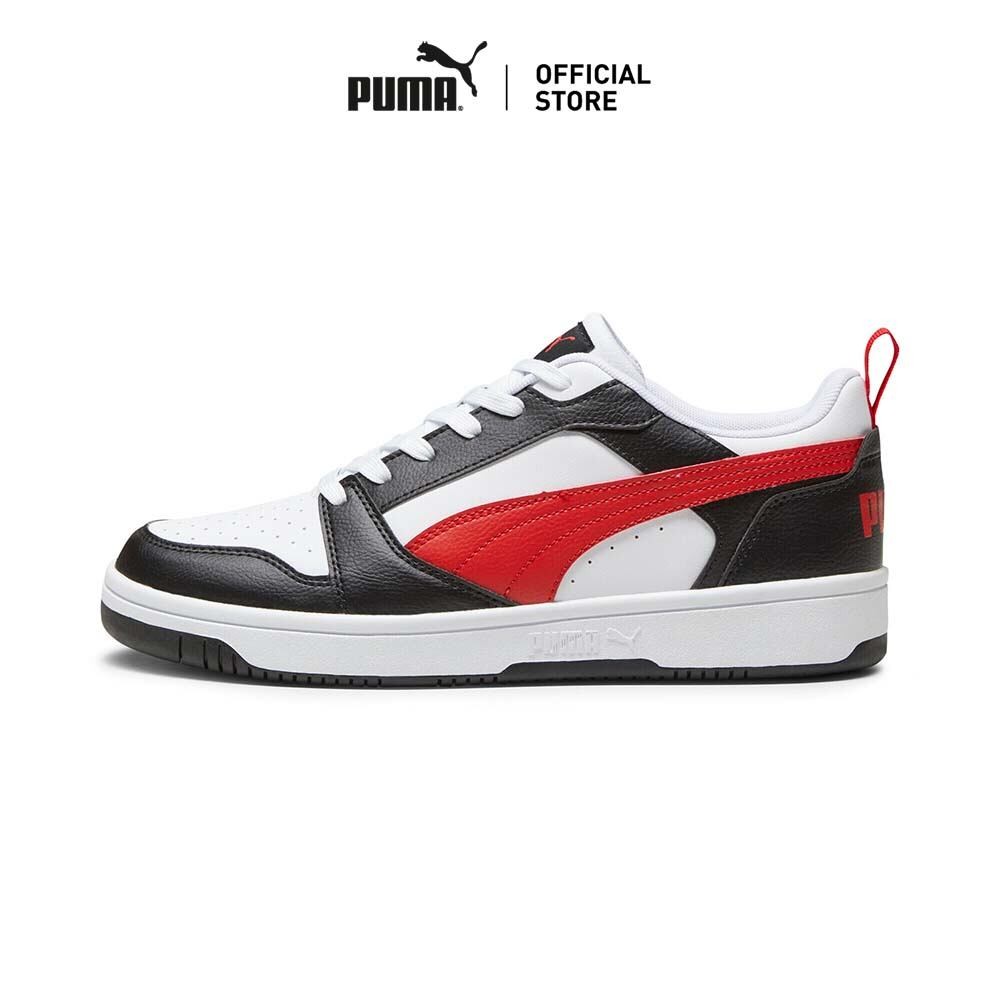 PUMA Rebound V6 Low Sneakers รองเท้าผ้าใบ Rebound V6 White - Red - 39232804