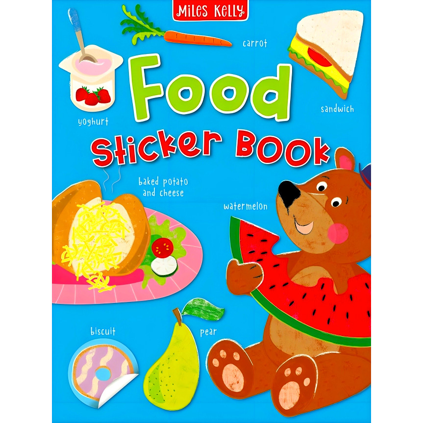 BBW หนังสือเด็ก Food Sticker Book ISBN: 9781789897890