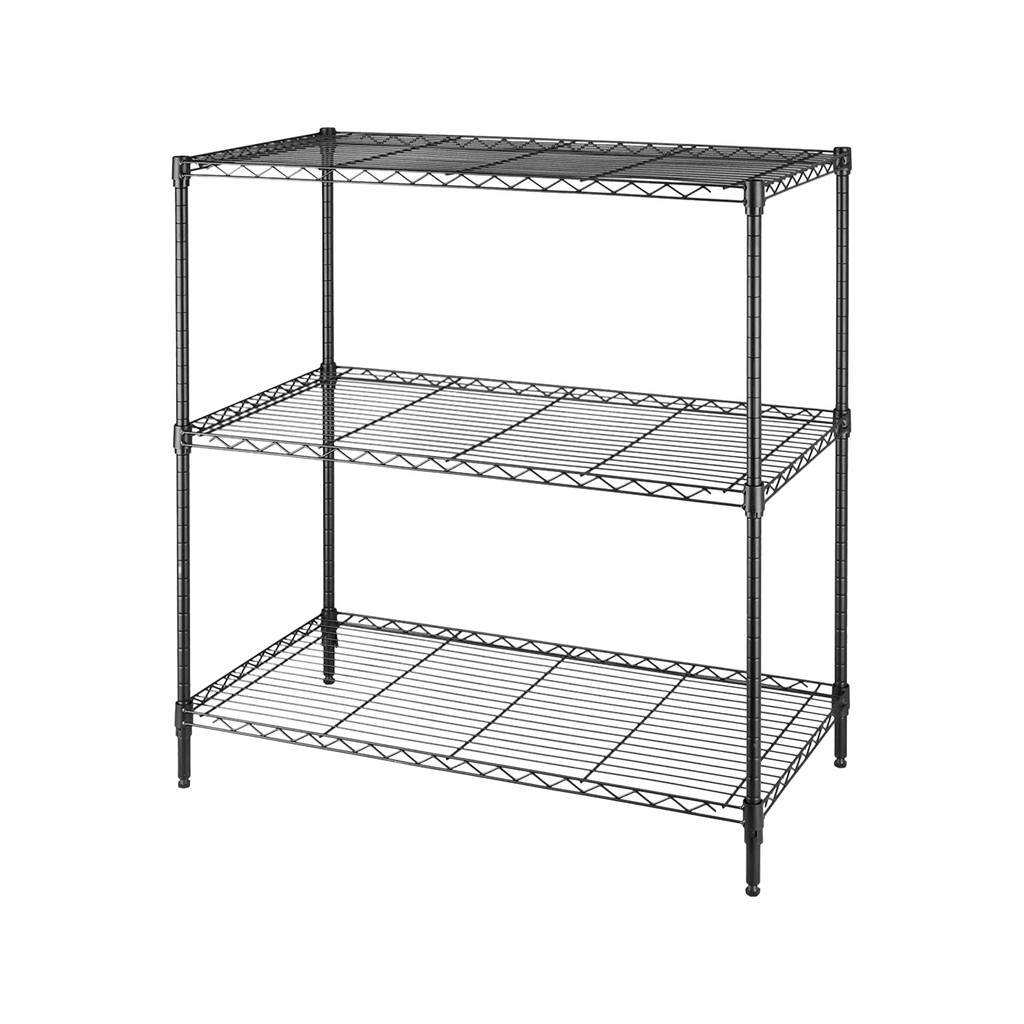 KASSA HOME ชั้นตะแกรงเหล็กอเนกประสงค์ 4 ชั้น  รุ่น Linner-WMT ขนาด 90 x 45 x 160 ซม. สีขาว
