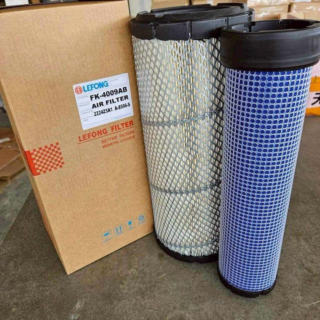 กรองอากาศ KOBELCO โกเบ SK60-8/SK70-8/SK75-8/SK75-8Super/KOMATSU โคมัตสุ PC78US-8/PC70-8/PC60-8/SANY 