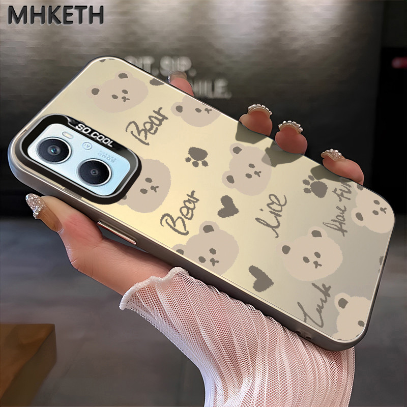 MHKETH เคสสำหรับ OPPO A36 A76 A96 เคสโทรศัพท์อวตารตุ๊กตาการ์ตูนน่ารัก
