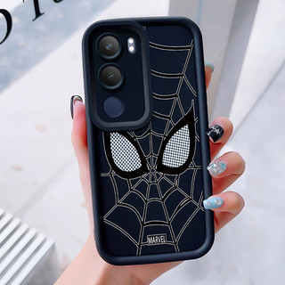 เคสสำหรับ VIVO Y19s Y29 5G เคสโทรศัพท์แมงมุมเว็บสามสีซิลิโคนกันกระแทก